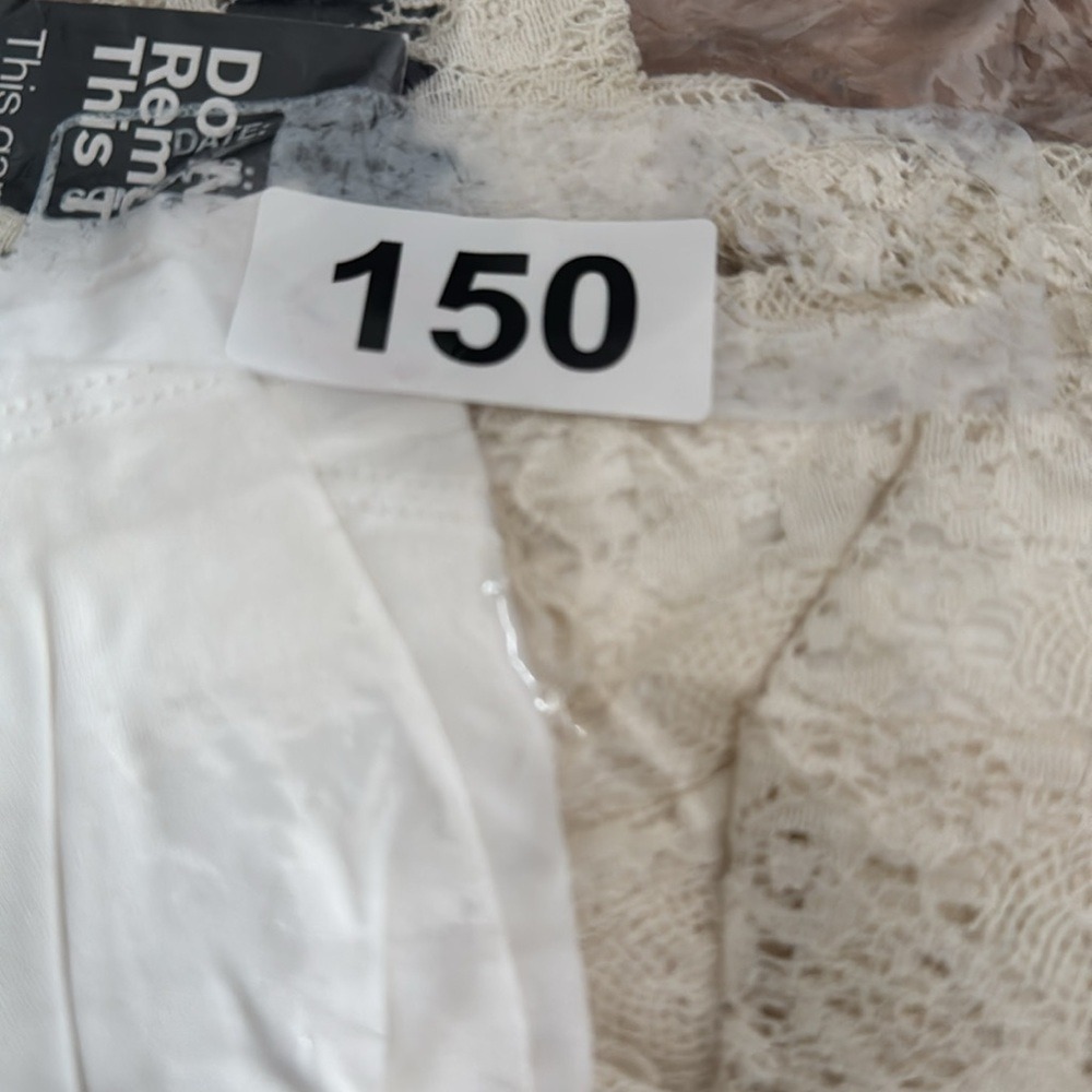 Express Ivory Lace Embroidered Long Sleeve Sheath Dress White Black Small NWT - Picture 8 of 15